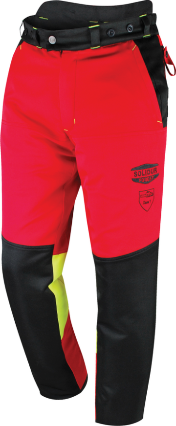 Pantalon de sécurité pour scie à chaîne