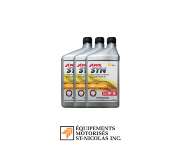 3 pintes d'huile pour garantie prolongée sur le moteur (Promo3)