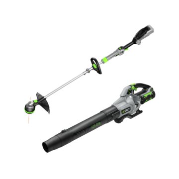 Kit taille-bordure POWER+ POWERLOAD™ de 15 po avec arbre télescopique et souffleur de 615 pi3/min