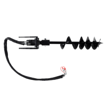 Perce trous de poteaux avec tarière 8''