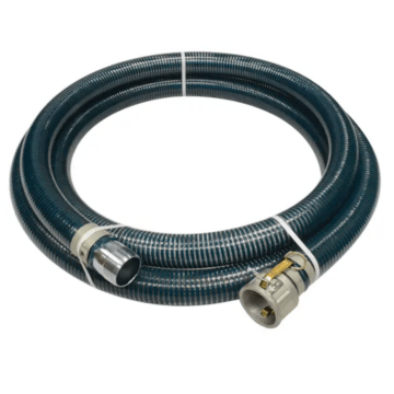 Boyau d'aspiration 3'' x 20' en PVC avec raccords